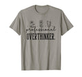 Professional Overthinker Funny Quotes T-Shirt - Aesthetic Graphic Unisex - T-Shirt, Sweatshirt, Hoodie