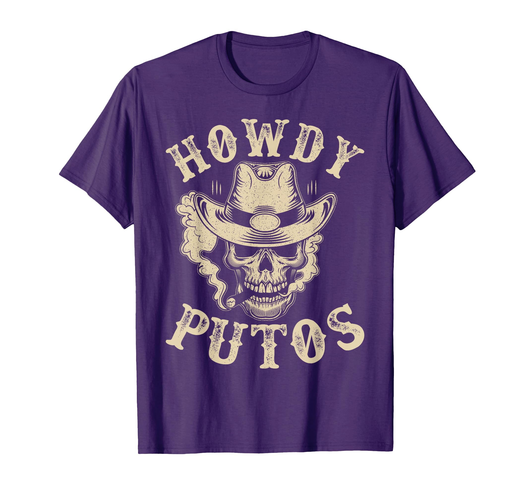 Funny Howdy Putos Western Cowboy T-Shirt - Fun Novelty Design for Adults - T-Shirt, Sweatshirt, Hoodie