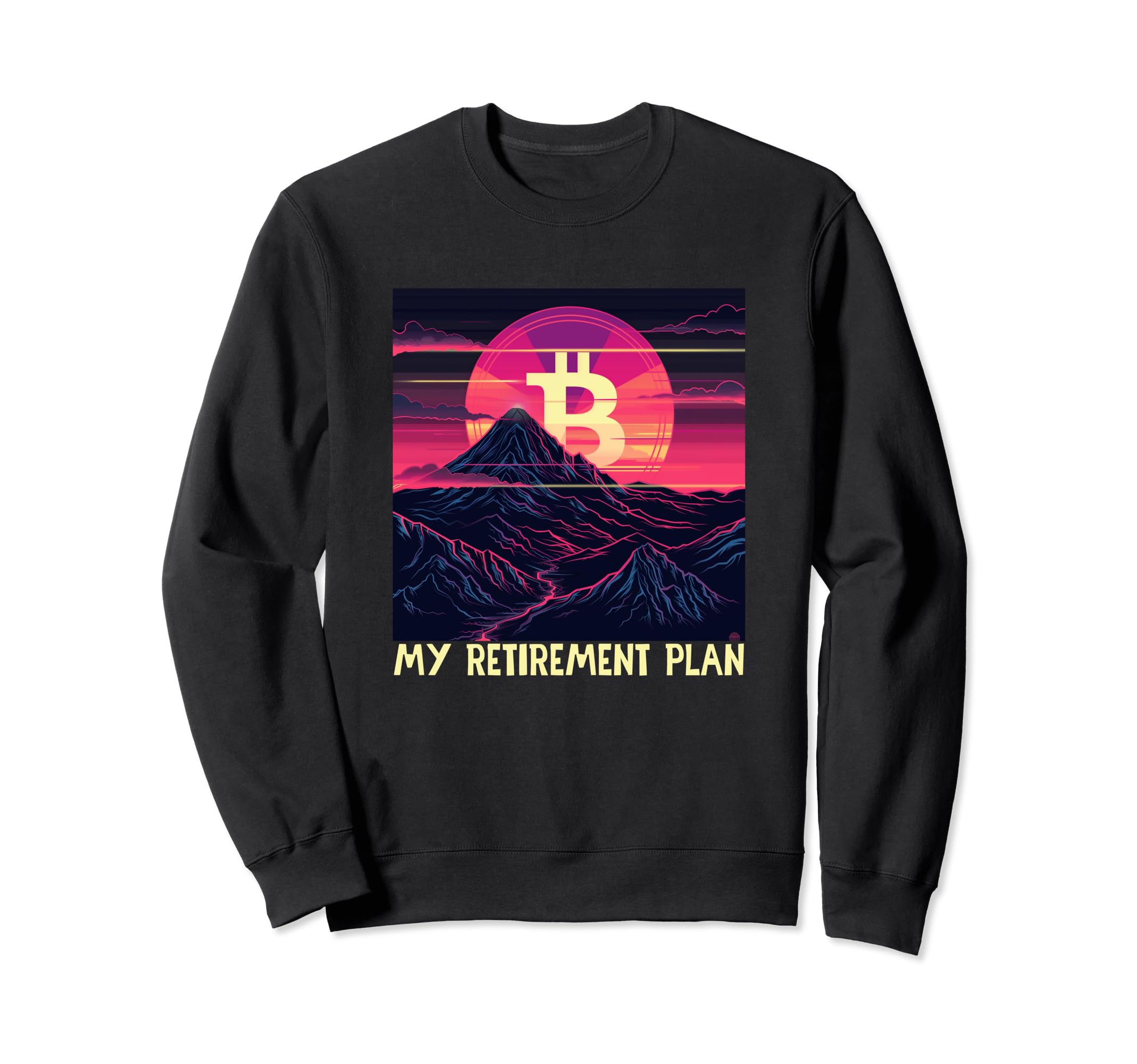 Bitcoin Vaporwave Btc My Sweatshirt - Streetwear Style Men Women - T-Shirt, Sweatshirt, Hoodie