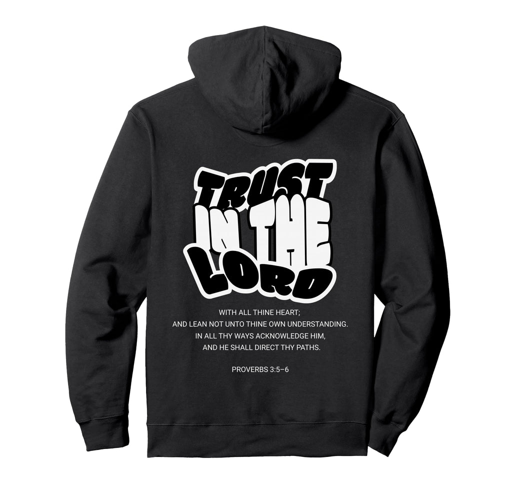 Trust Lord Proverbs 3 5 6 Groovy Hoodie - Custom Art Print Men Women - T-Shirt, Sweatshirt, Hoodie