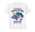 Speed Shop Hotrod Car T-Shirt - Unique Graphic Unisex - T-Shirt, Sweatshirt, Hoodie