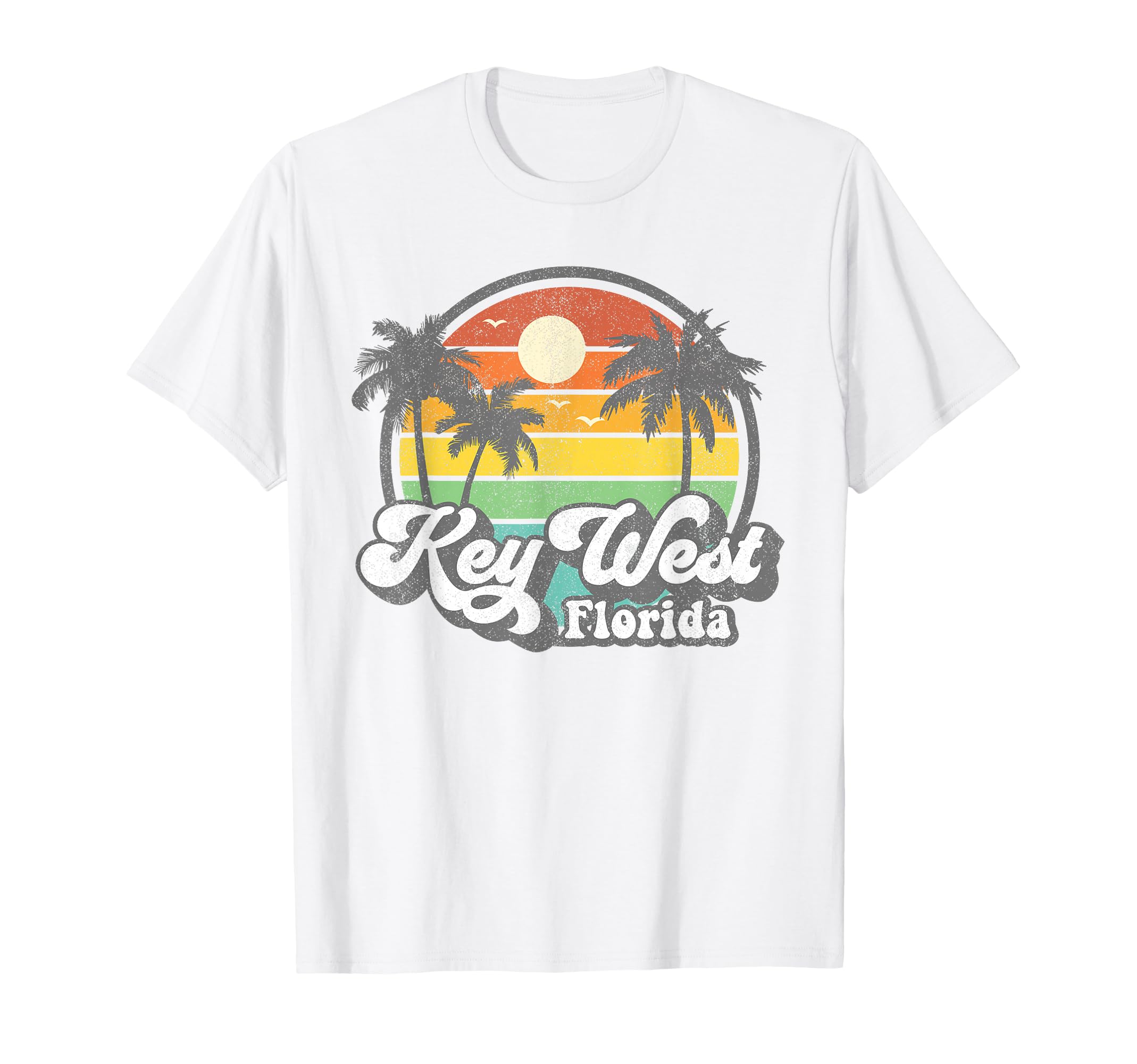 Key West Florida Keys 70S Beach T-Shirt - Trendy Graphic for Adults - T-Shirt, Sweatshirt, Hoodie