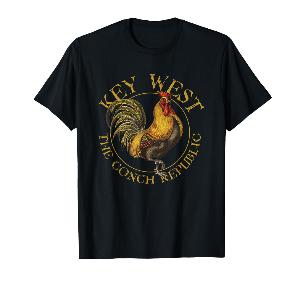 Key West Florida Rooster Souvenir T-Shirt - Aesthetic Graphic Men Women - T-Shirt, Sweatshirt, Hoodie