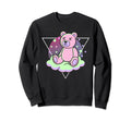 Kowai Teddy Bear 80S Art Synthwave Sweatshirt - Unique Graphic Men Women - T-Shirt, Sweatshirt, Hoodie