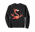 Meditation Flamingo Yoga Pose Sweatshirt - Unique Graphic for Adults - T-Shirt, Sweatshirt, Hoodie