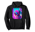 Weimaraner Dog Cyber Vaporwave 80S Hoodie - Novelty Apparel Men Women - T-Shirt, Sweatshirt, Hoodie