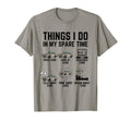 Things I Do My Spare Time Funny Car T-Shirt - Aesthetic Graphic for Adults - T-Shirt, Sweatshirt, Hoodie