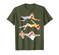 America Hot Pin Up Medley Sexy T-Shirt - Fun Novelty Design Men Women - T-Shirt, Sweatshirt, Hoodie