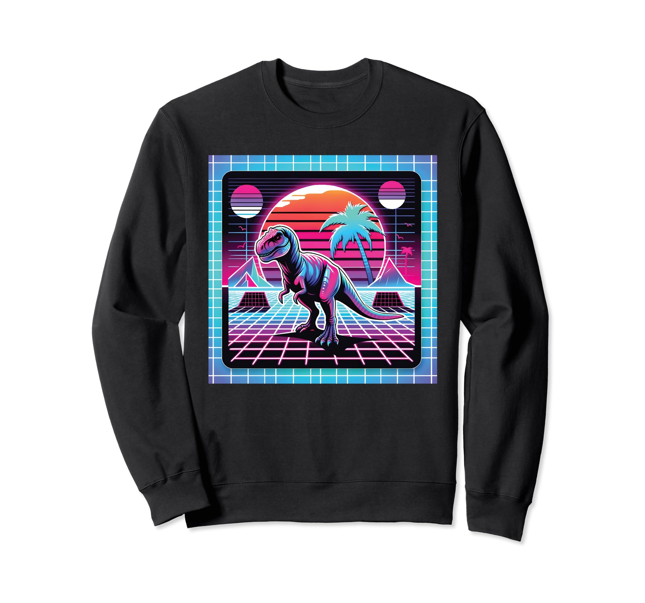 Retrowave Synthwave Aesthetic Sweatshirt - Aesthetic Graphic Unisex - T-Shirt, Sweatshirt, Hoodie