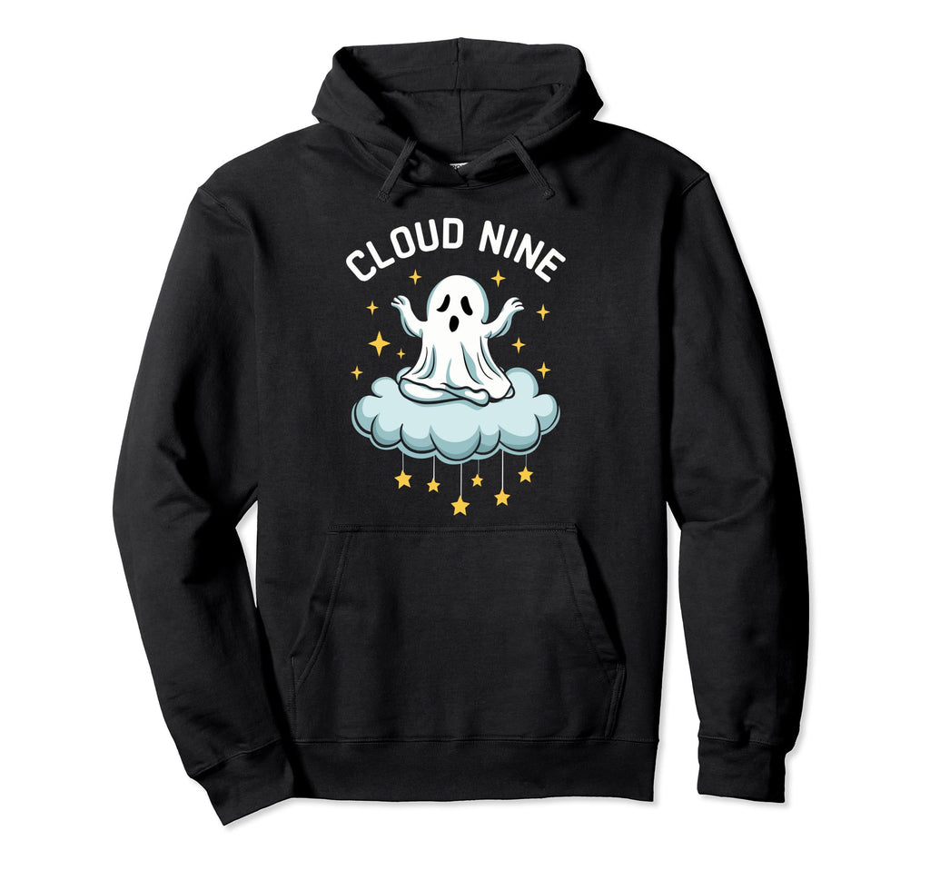 Ghost Monster Meditation Mindfulness Hoodie - Trendy Graphic for Adults - T-Shirt, Sweatshirt, Hoodie