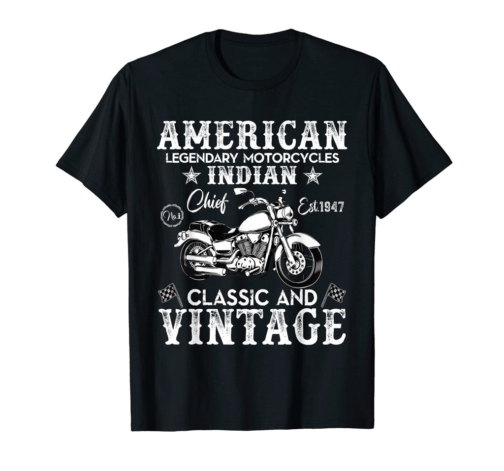 American Motorcycle Old Biker T-Shirt - Novelty Apparel Men Women - T-Shirt, Sweatshirt, Hoodie