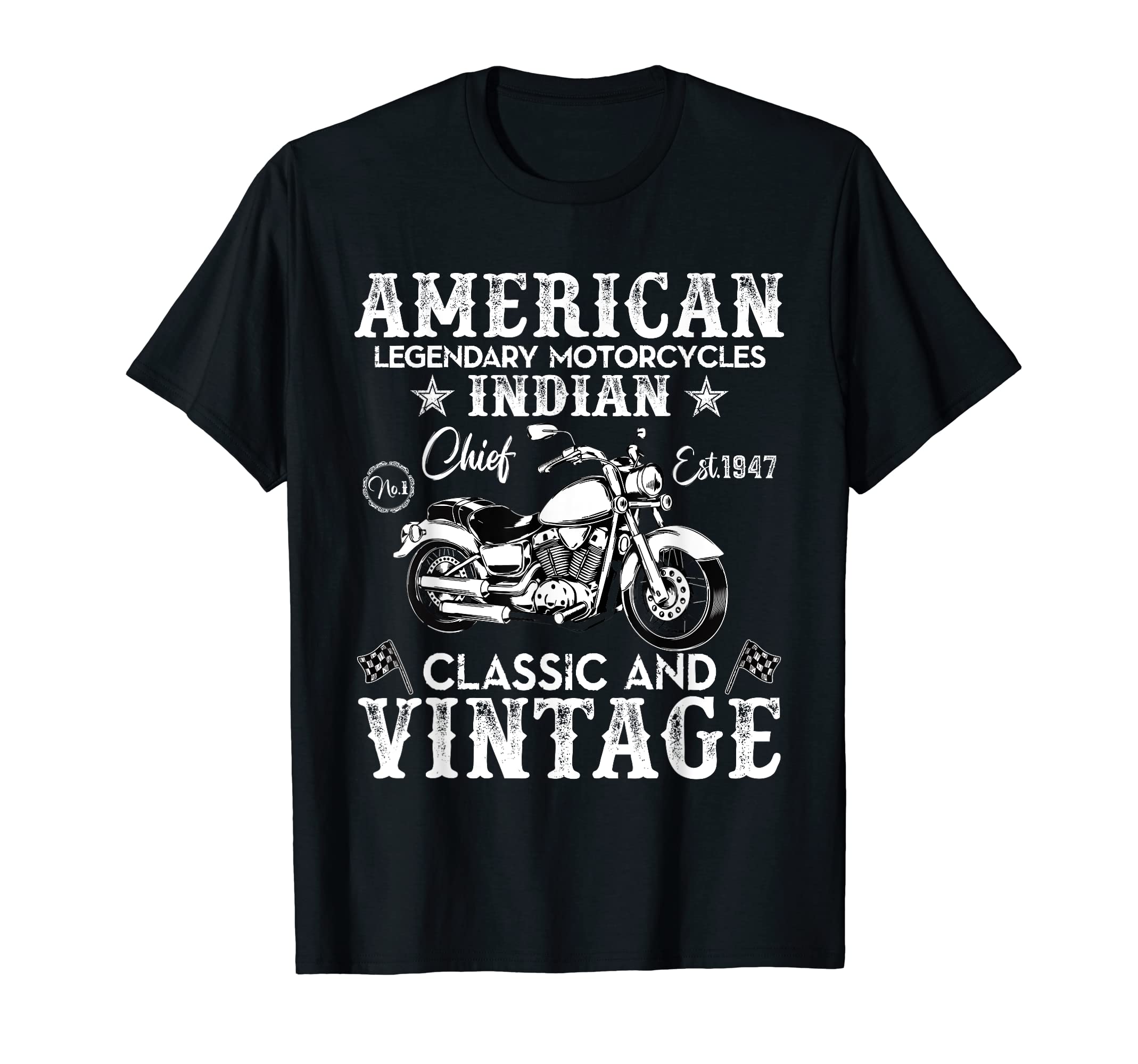 American Motorcycle Old Biker T-Shirt - Novelty Apparel Men Women - T-Shirt, Sweatshirt, Hoodie