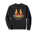 Peace Yoga Dog Wellness Mindfulness Sweatshirt - Graphic Print Unisex - T-Shirt, Sweatshirt, Hoodie