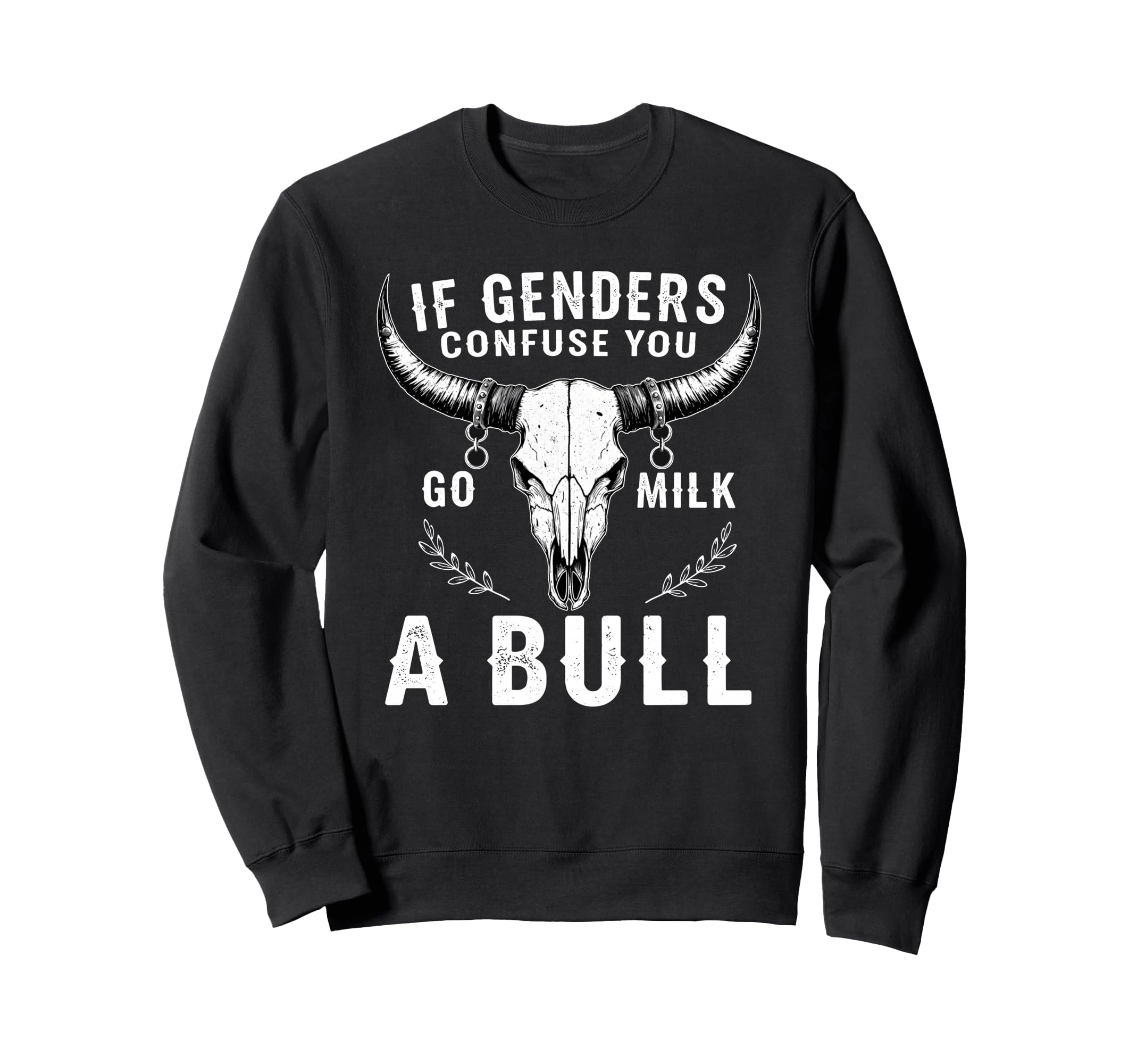 If Genders Confuse You Go Milk Sweatshirt - Aesthetic Graphic Men Women - T-Shirt, Sweatshirt, Hoodie