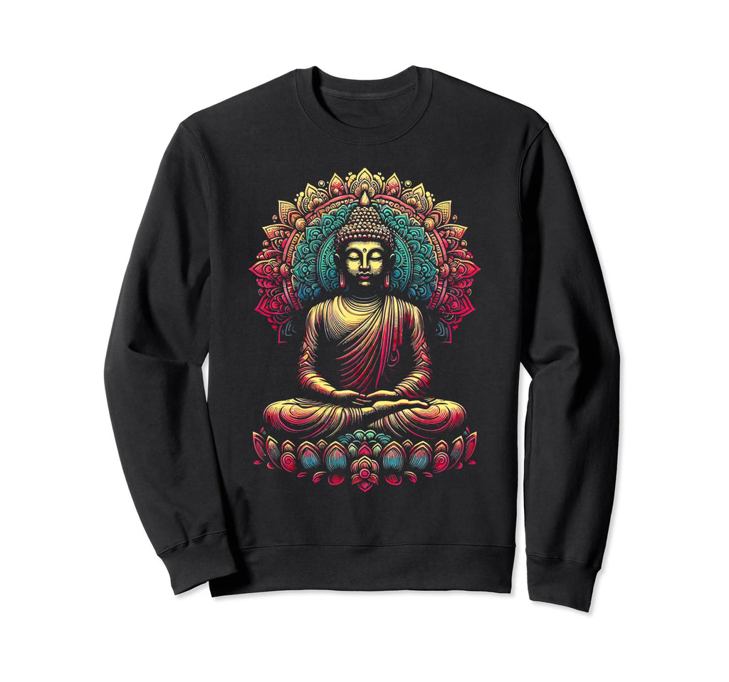Buddha Buddhist Buddhism Gautama Sweatshirt - Custom Art Print Men Women - T-Shirt, Sweatshirt, Hoodie