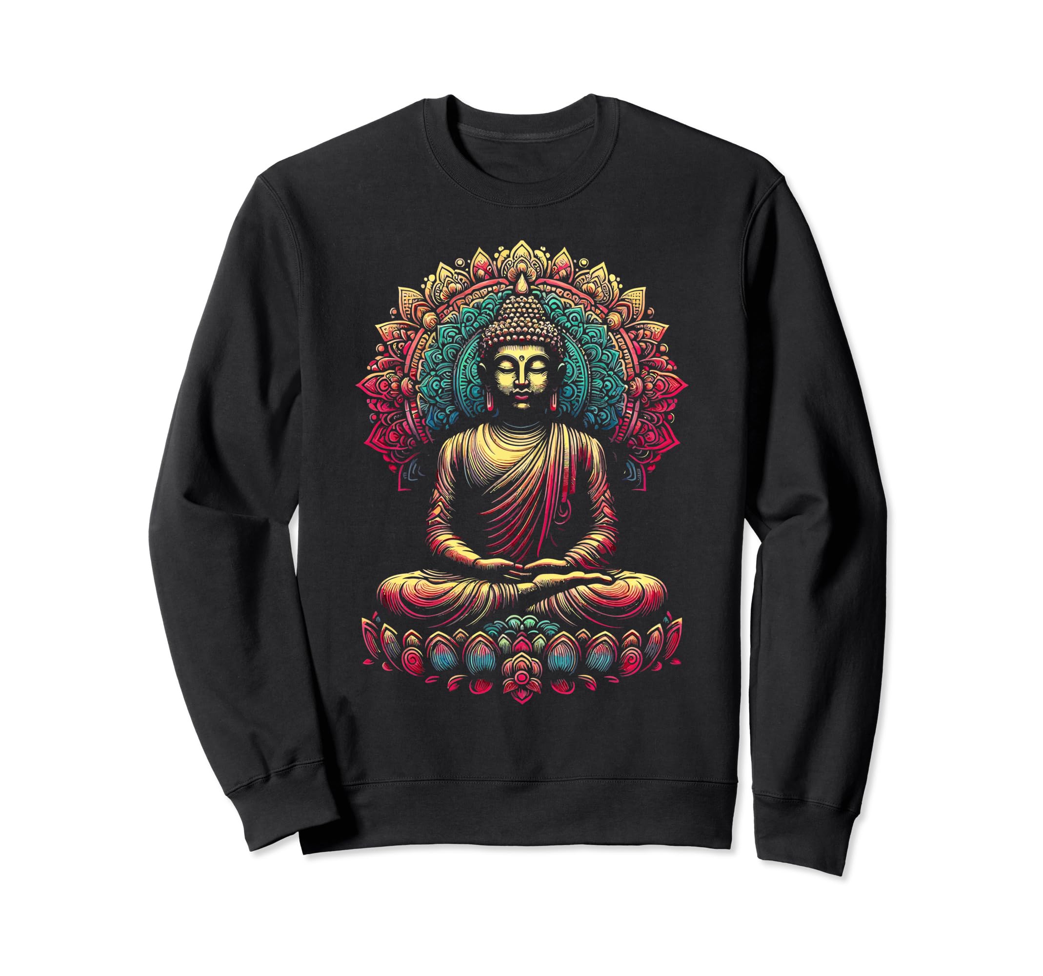 Buddha Buddhist Buddhism Gautama Sweatshirt - Custom Art Print Men Women - T-Shirt, Sweatshirt, Hoodie
