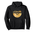Vinyl Record Player Disco Music Skyline Hoodie - Novelty Apparel Unisex - T-Shirt, Sweatshirt, Hoodie