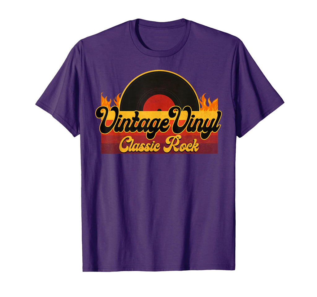 Vinyl Rock Vinyl Record Gift Vinyl Lovers T-Shirt - Graphic Print Men Women - T-Shirt, Sweatshirt, Hoodie