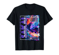 Sakai City 80S Synthwave Koi Carp T-Shirt - Fun Novelty Design for Adults - T-Shirt, Sweatshirt, Hoodie