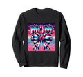 Synthwave Mom 80S Star Spangled Sweatshirt - Fun Novelty Design for Adults - T-Shirt, Sweatshirt, Hoodie