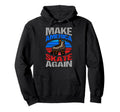 Make America Skate Again Rollerskates Hoodie - Streetwear Style Men Women - T-Shirt, Sweatshirt, Hoodie