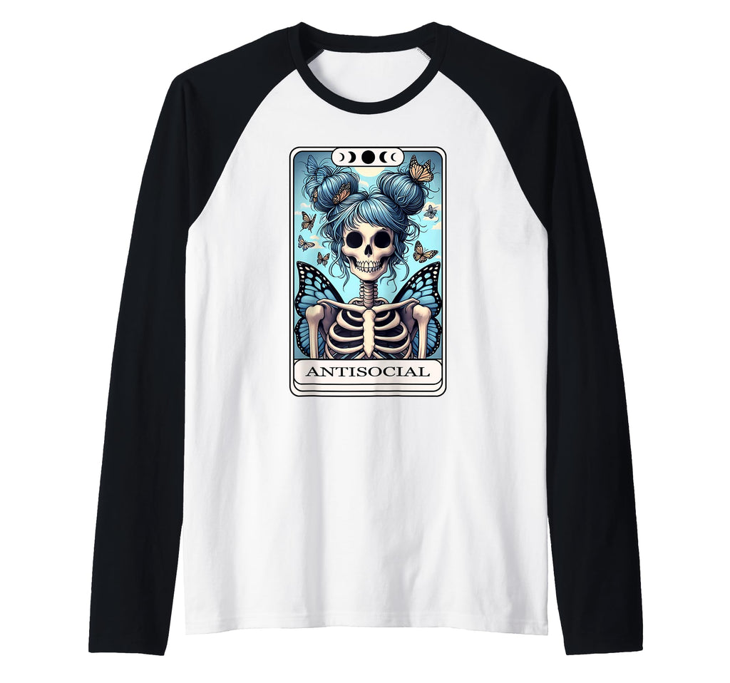 Antisocial Butterfly Tarot Card T-Shirt - Aesthetic Graphic Men Women - T-Shirt, Sweatshirt, Hoodie