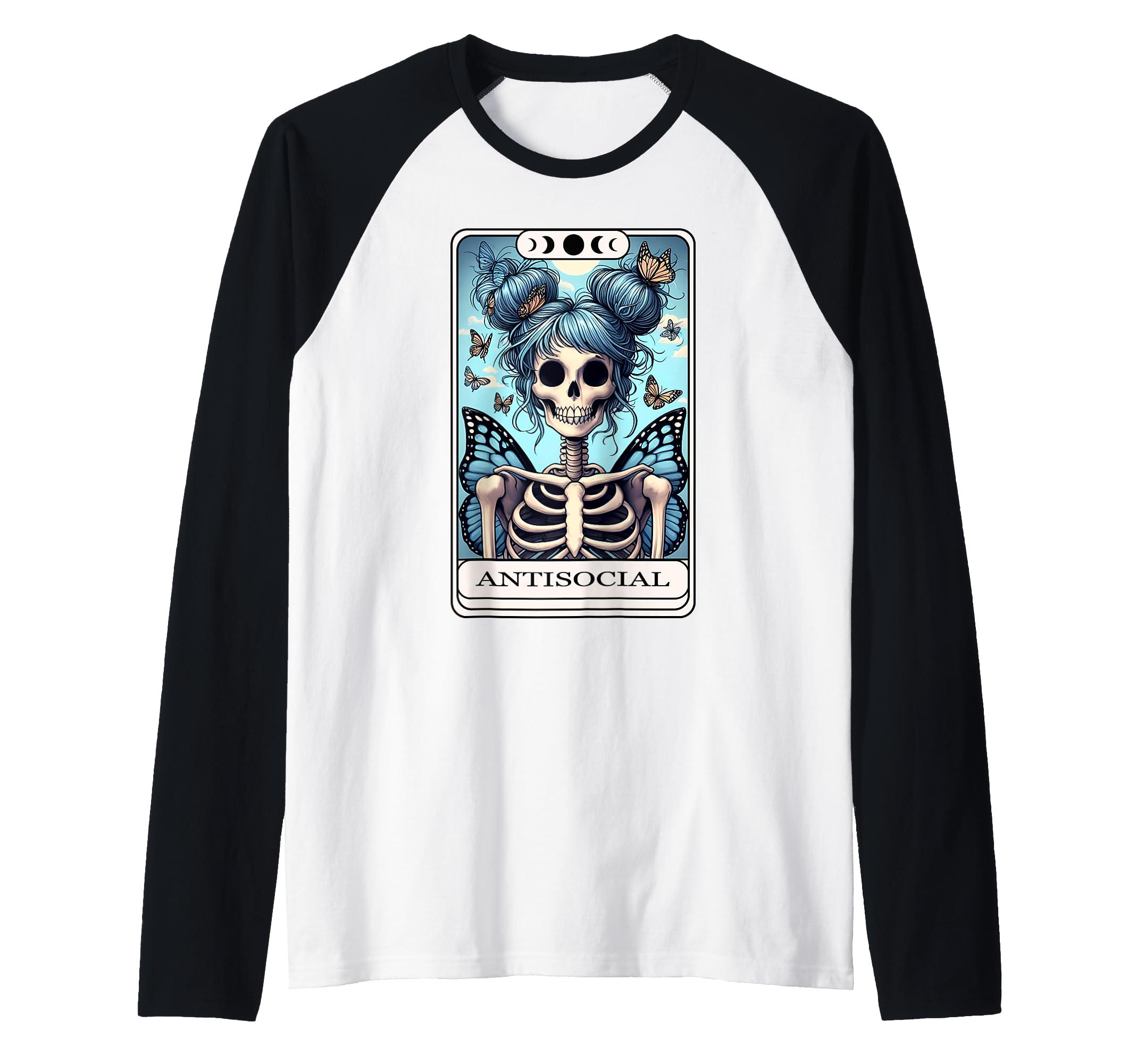 Antisocial Butterfly Tarot Card T-Shirt - Aesthetic Graphic Men Women - T-Shirt, Sweatshirt, Hoodie