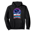 Vinyl Turntable Music Lover Record Hoodie - Novelty Apparel Men Women - T-Shirt, Sweatshirt, Hoodie