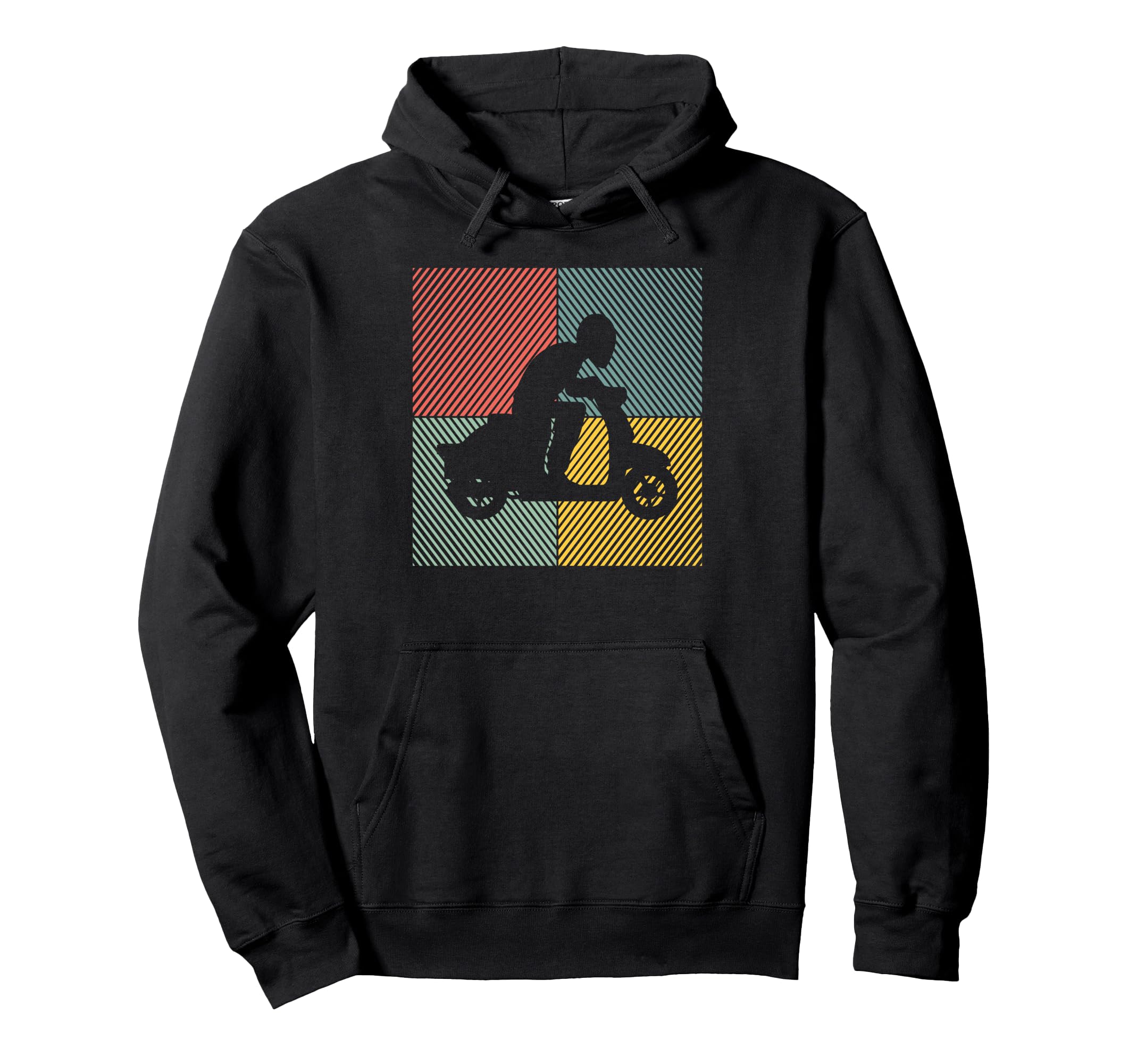 Moped Scooter Bike Scooter Moped Hoodie - Aesthetic Graphic Men Women - T-Shirt, Sweatshirt, Hoodie