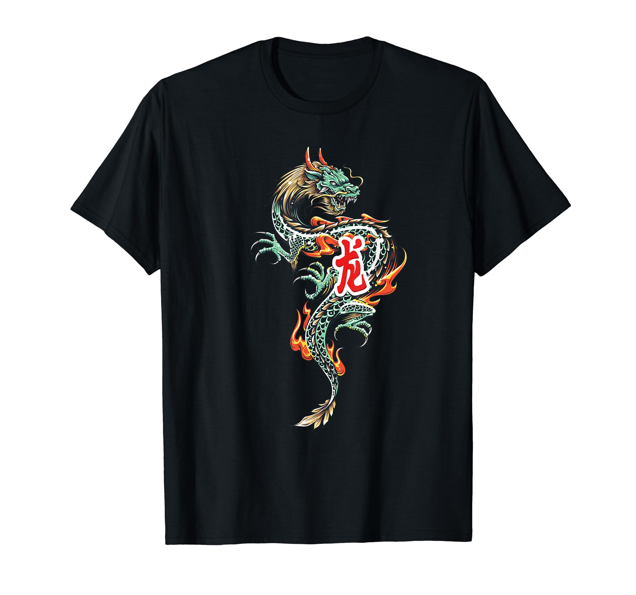 Tokyo Dragon Asian Neon 80S T-Shirt - Fun Novelty Design Men Women - T-Shirt, Sweatshirt, Hoodie