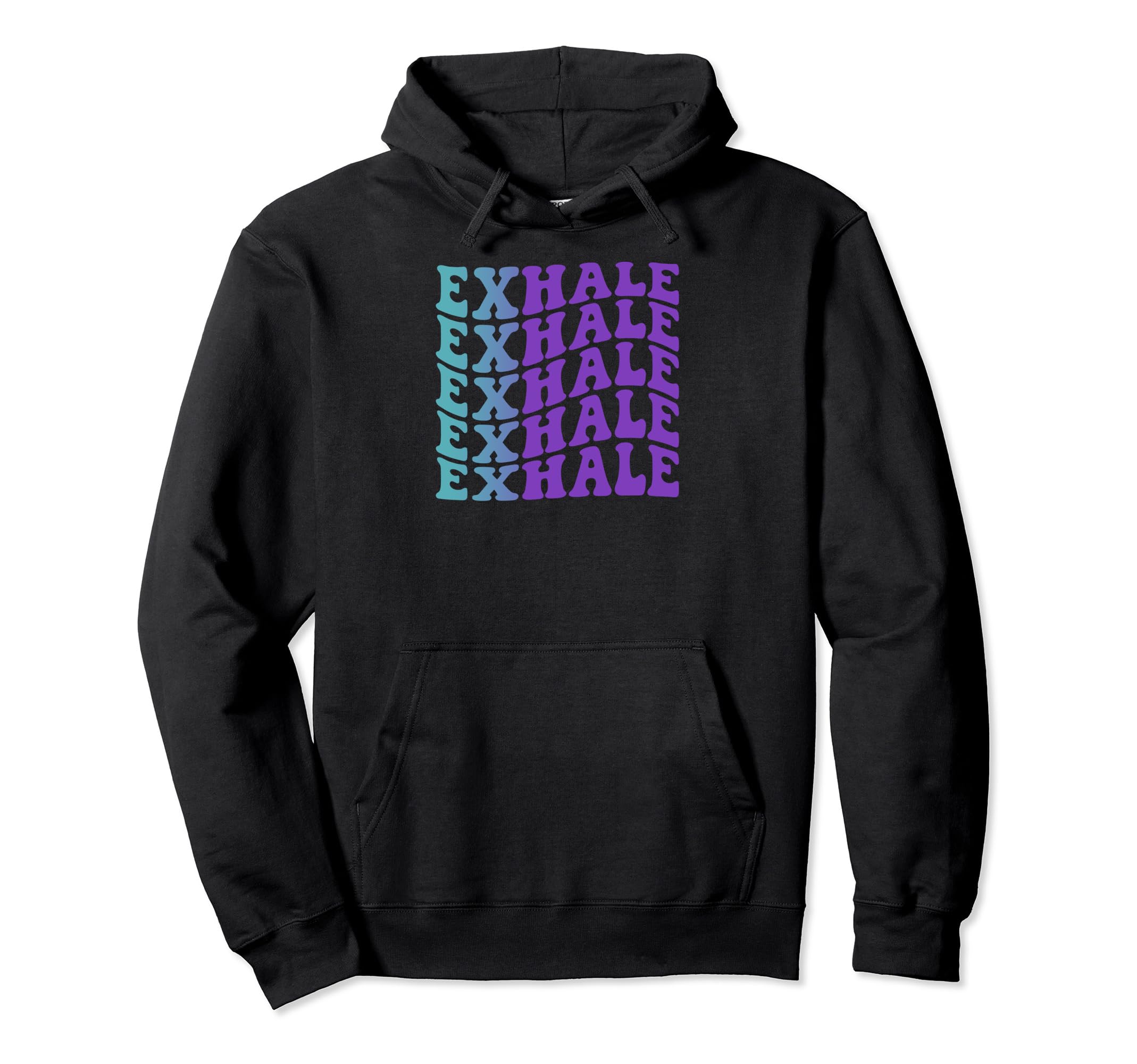 Exhale Self Care Hoodie - Aesthetic Graphic Men Women - T-Shirt, Sweatshirt, Hoodie