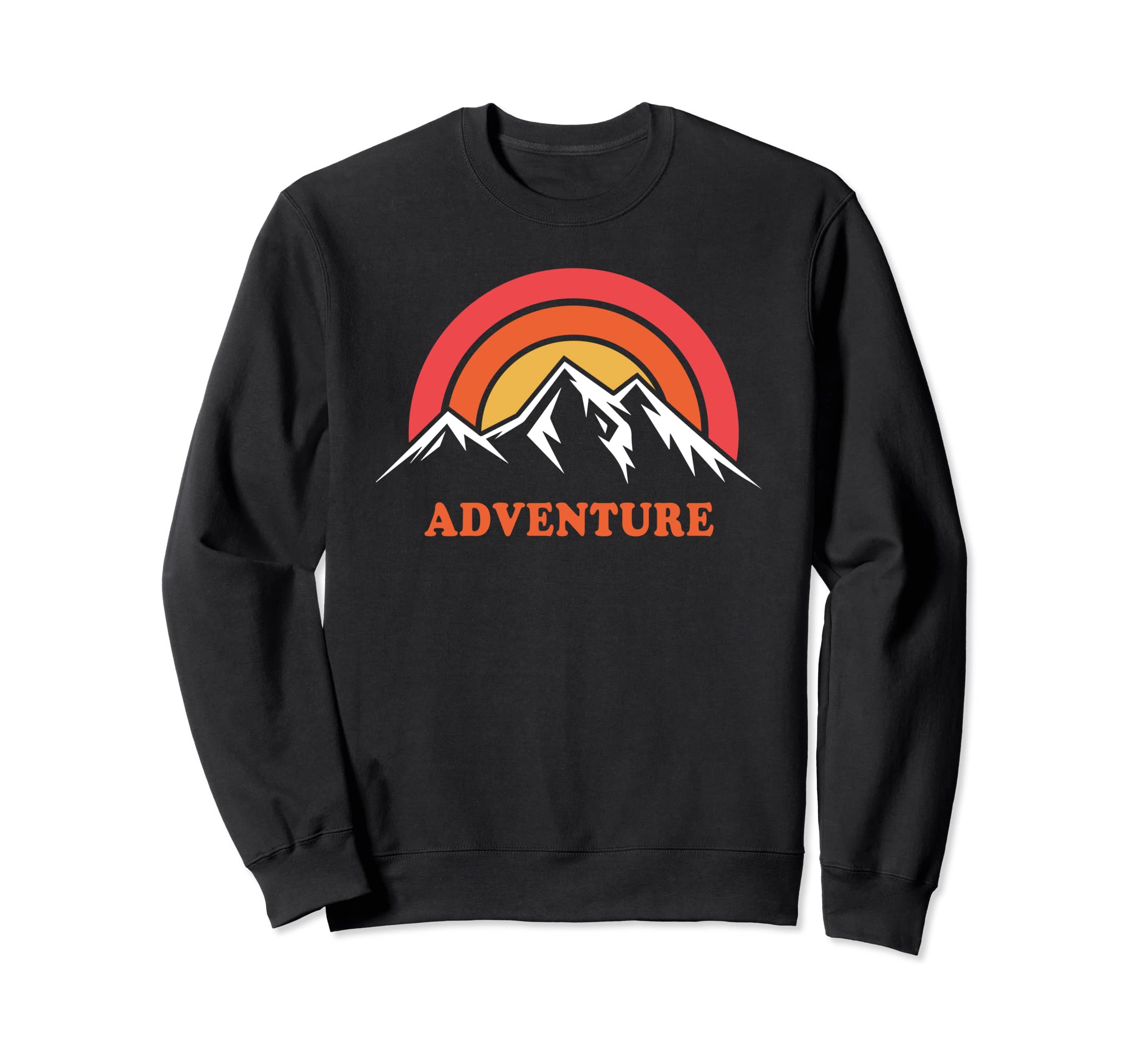 Adventure Explore Mountains Outdoor Sweatshirt - Unique Graphic Unisex - T-Shirt, Sweatshirt, Hoodie