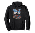 Dj Disc Jockey Vinyl Record Player Hoodie - Fun Novelty Design for Adults - T-Shirt, Sweatshirt, Hoodie