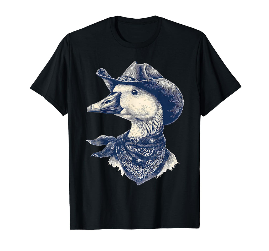 Goose Cowboy Rodeo Cowgirl Western Country T-Shirt - Novelty Apparel Unisex - T-Shirt, Sweatshirt, Hoodie