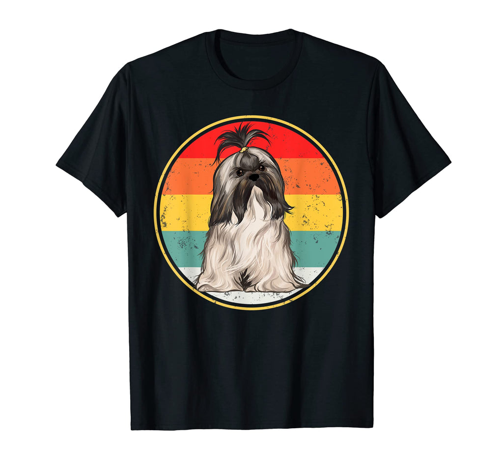 Sunset Lhasa Apsos Dog T-Shirt - Minimalist Print Men Women - T-Shirt, Sweatshirt, Hoodie