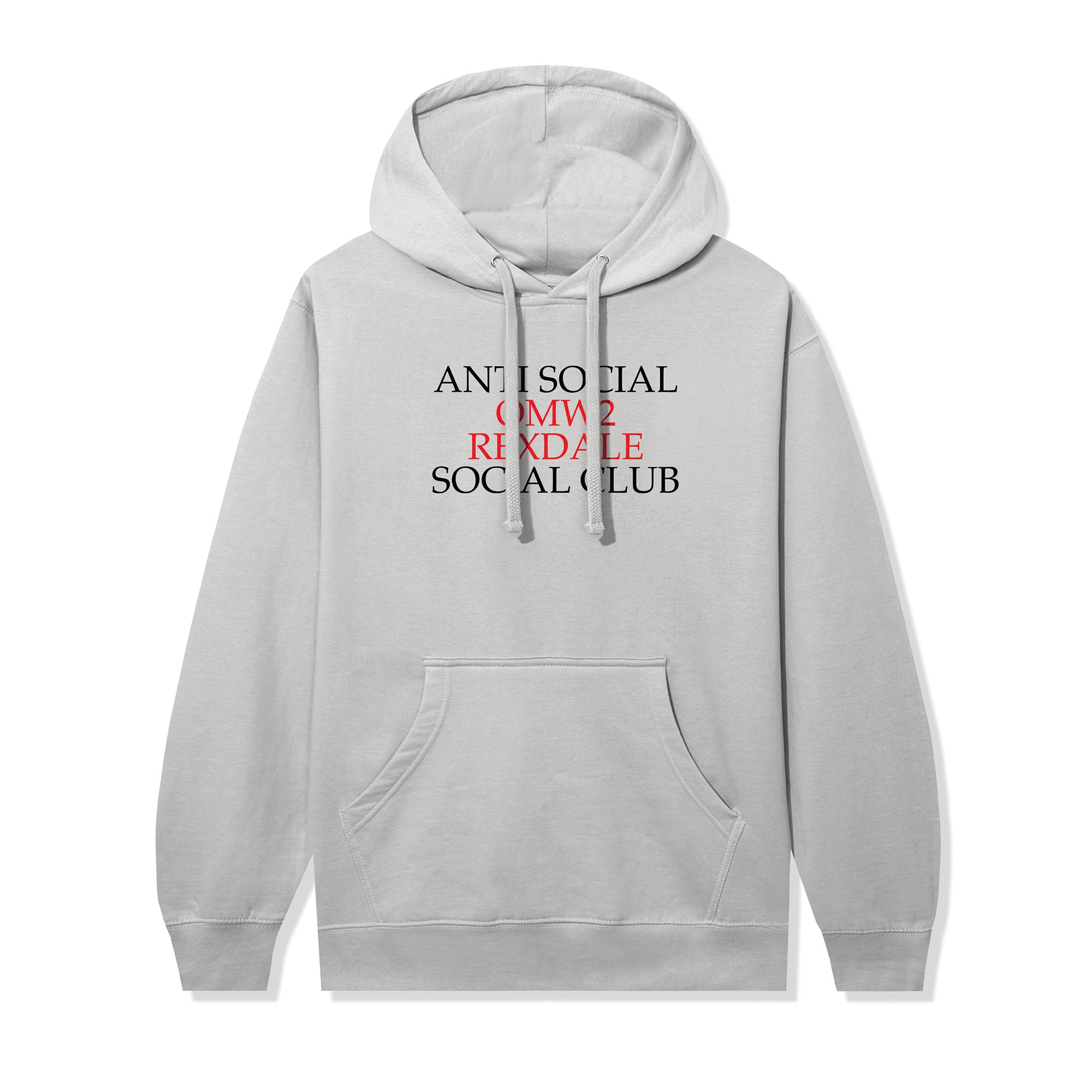 Anti Social Social Club Mens Rexdale Hoodie - Custom Art Print for Adults - T-Shirt, Sweatshirt, Hoodie