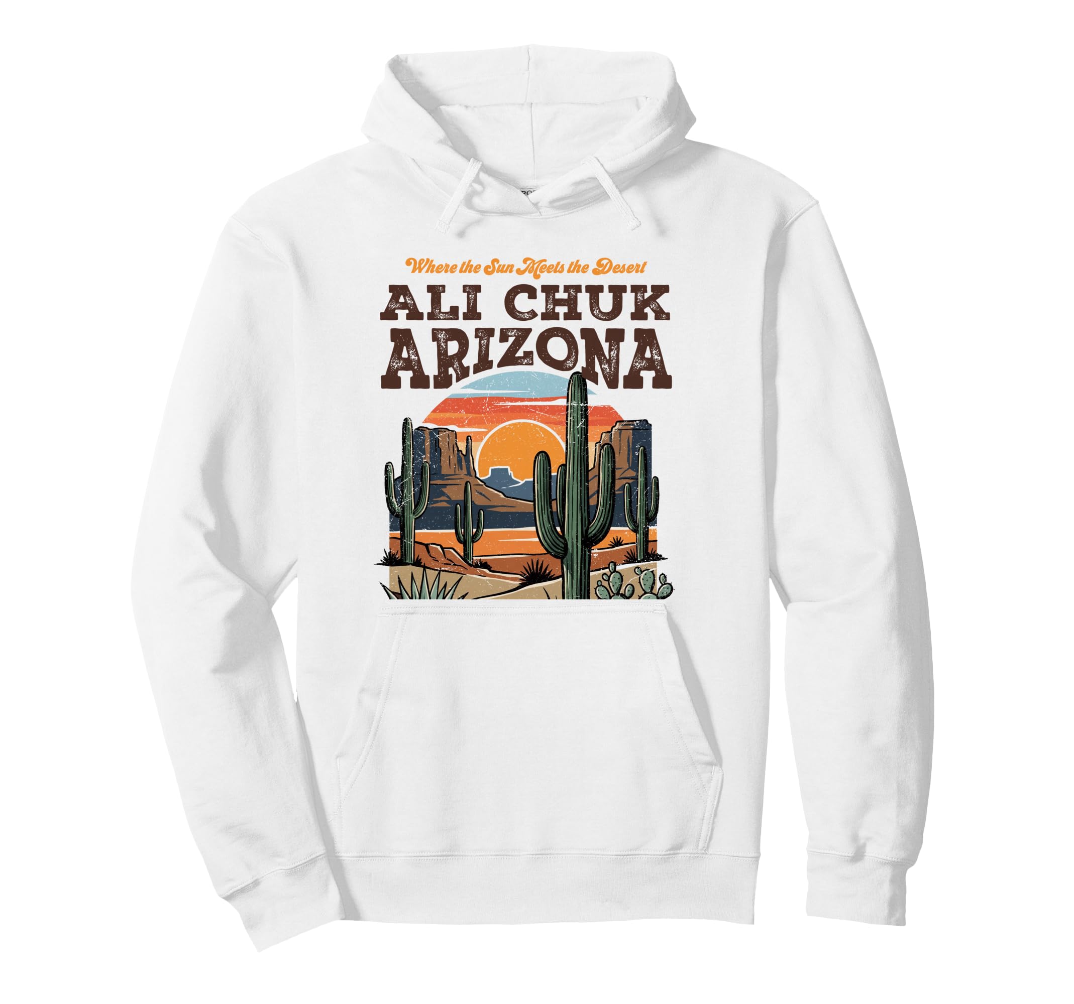 Ali Chuk Az Southwest Desert Landscape Hoodie - Custom Art Print Unisex - T-Shirt, Sweatshirt, Hoodie