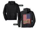 Biker Motorcycle Distressed Usa Hoodie - Minimalist Print Men Women - T-Shirt, Sweatshirt, Hoodie