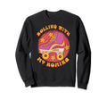 Rollerskating Rollerskater Sweatshirt - Unique Graphic Men Women - T-Shirt, Sweatshirt, Hoodie
