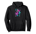 Skeletal Shredder Reapers Rockin Hoodie - Novelty Apparel for Adults - T-Shirt, Sweatshirt, Hoodie