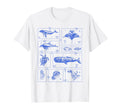 Ocean Life Sea Whale Dolphin Beach T-Shirt - Trendy Graphic for Adults - T-Shirt, Sweatshirt, Hoodie