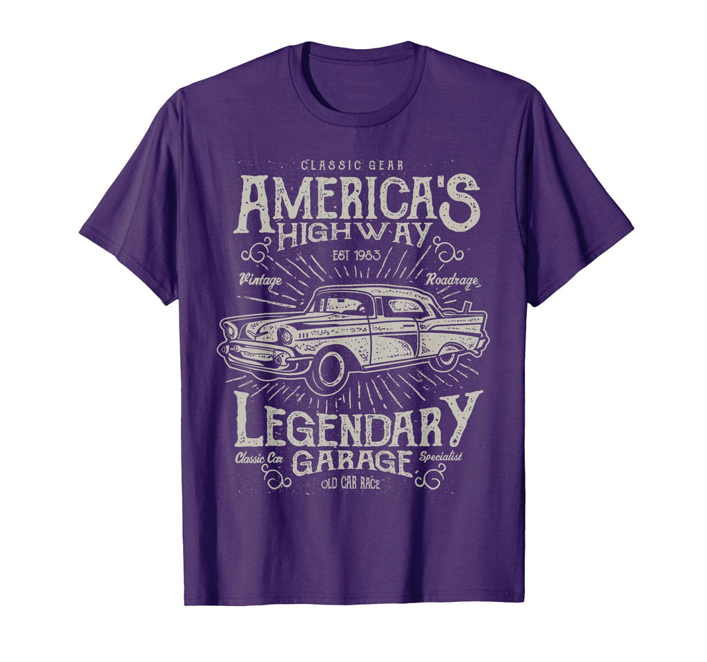 50S Car Auto Oldtimer Outfit Car T-Shirt - Unique Graphic for Adults - T-Shirt, Sweatshirt, Hoodie