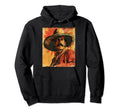 1950S Western Mexican Cowboy Sombrero Hoodie - Minimalist Print for Adults - T-Shirt, Sweatshirt, Hoodie
