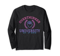 Overthinker University T-Shirt - Minimalist Print for Adults - T-Shirt, Sweatshirt, Hoodie