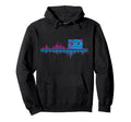 Sound Wave Cassette Vaporwave Outrun Hoodie - Trendy Graphic for Adults - T-Shirt, Sweatshirt, Hoodie
