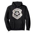 Old West Railroad Police Badge Hoodie - Streetwear Style for Adults - T-Shirt, Sweatshirt, Hoodie
