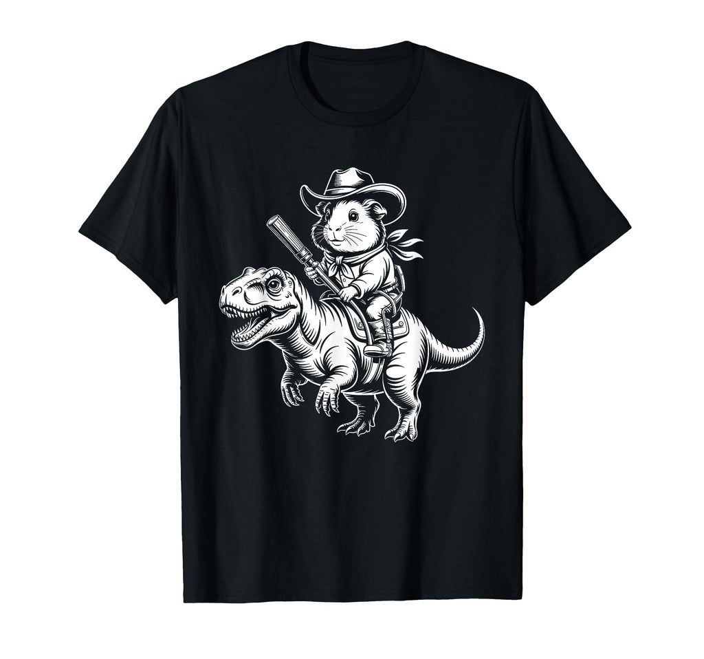 Guinea Pig Cowboy Dinosaur Accessoires T-Shirt - Unique Graphic Unisex - T-Shirt, Sweatshirt, Hoodie