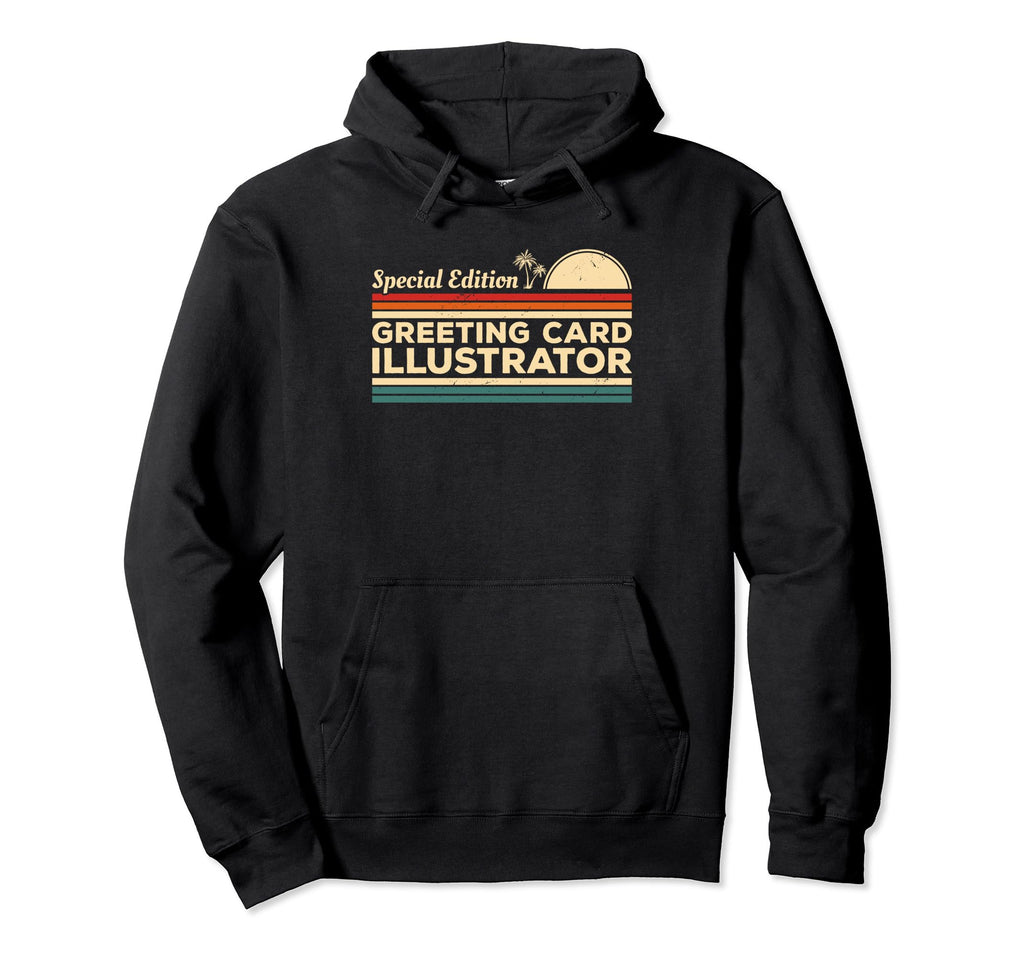 Greeting Card Illustrator Hoodie - Novelty Apparel Men Women - T-Shirt, Sweatshirt, Hoodie