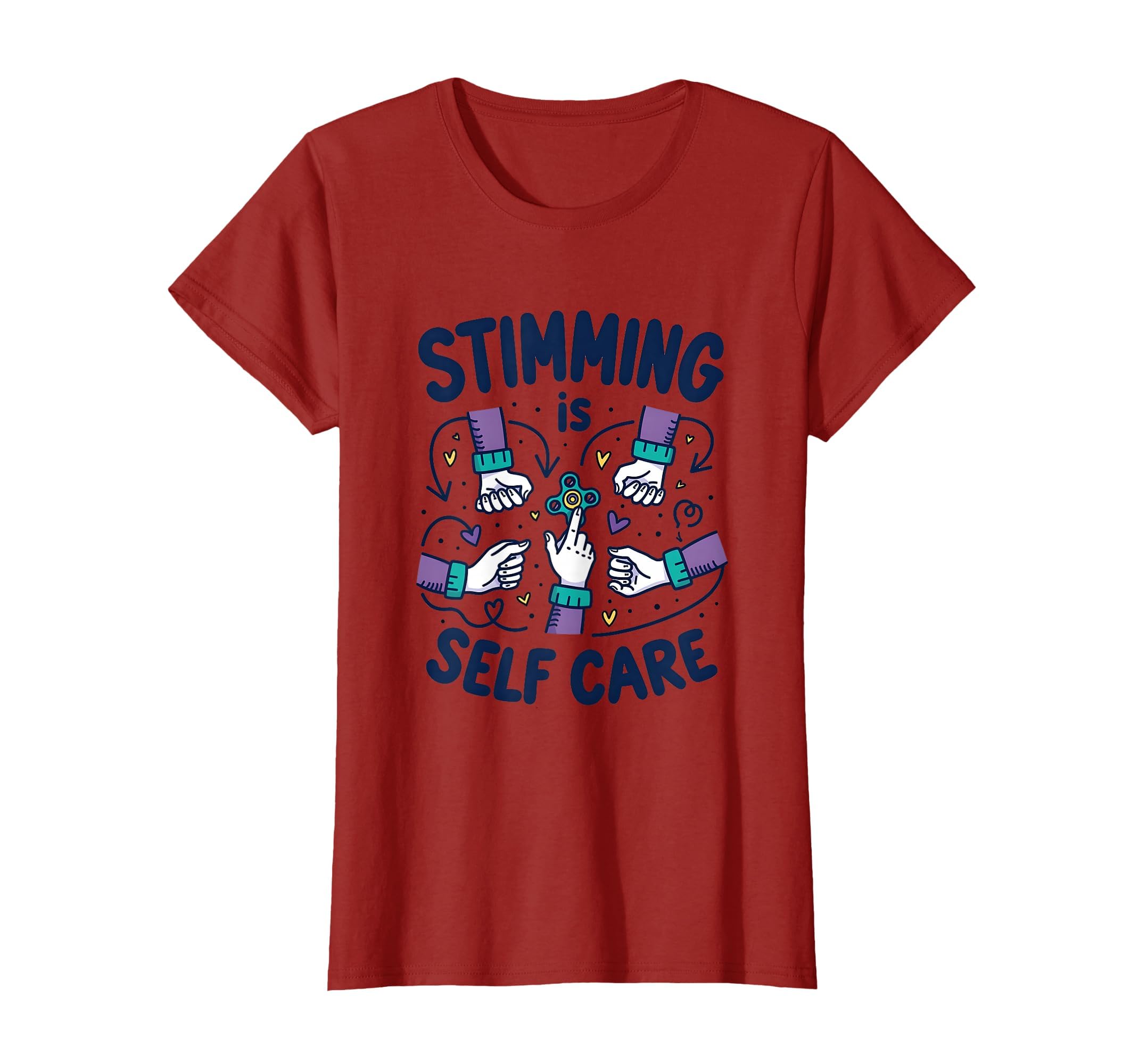 Stimming Is Self Care Autism Acceptance T-Shirt - Graphic Print Unisex - T-Shirt, Sweatshirt, Hoodie