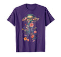 Jellyfish Flowers Floral Scuba Diving T-Shirt - Novelty Apparel for Adults - T-Shirt, Sweatshirt, Hoodie